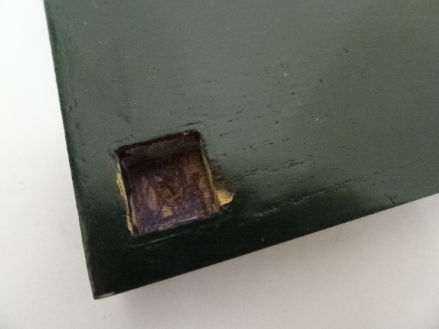 道具 ] - 道具 塗師川瀬表完造 青漆糸巻棚（共箱） | ネットショップ圭